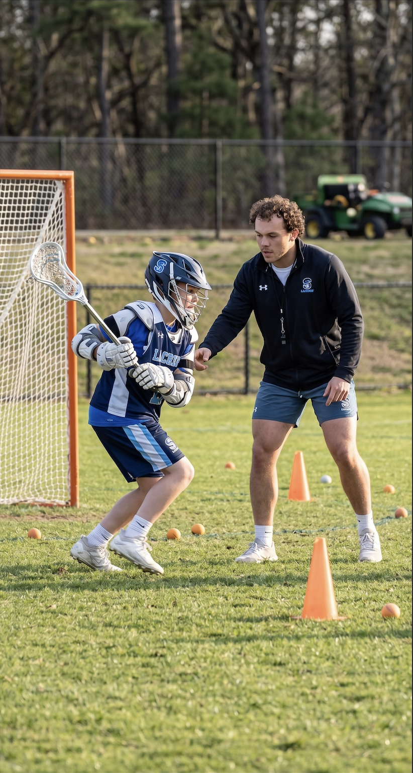 One-on-one youth lacrosse training with 7s Lacrosse